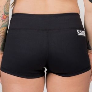 NWT SAVAGE Barbell Bootie Shorts